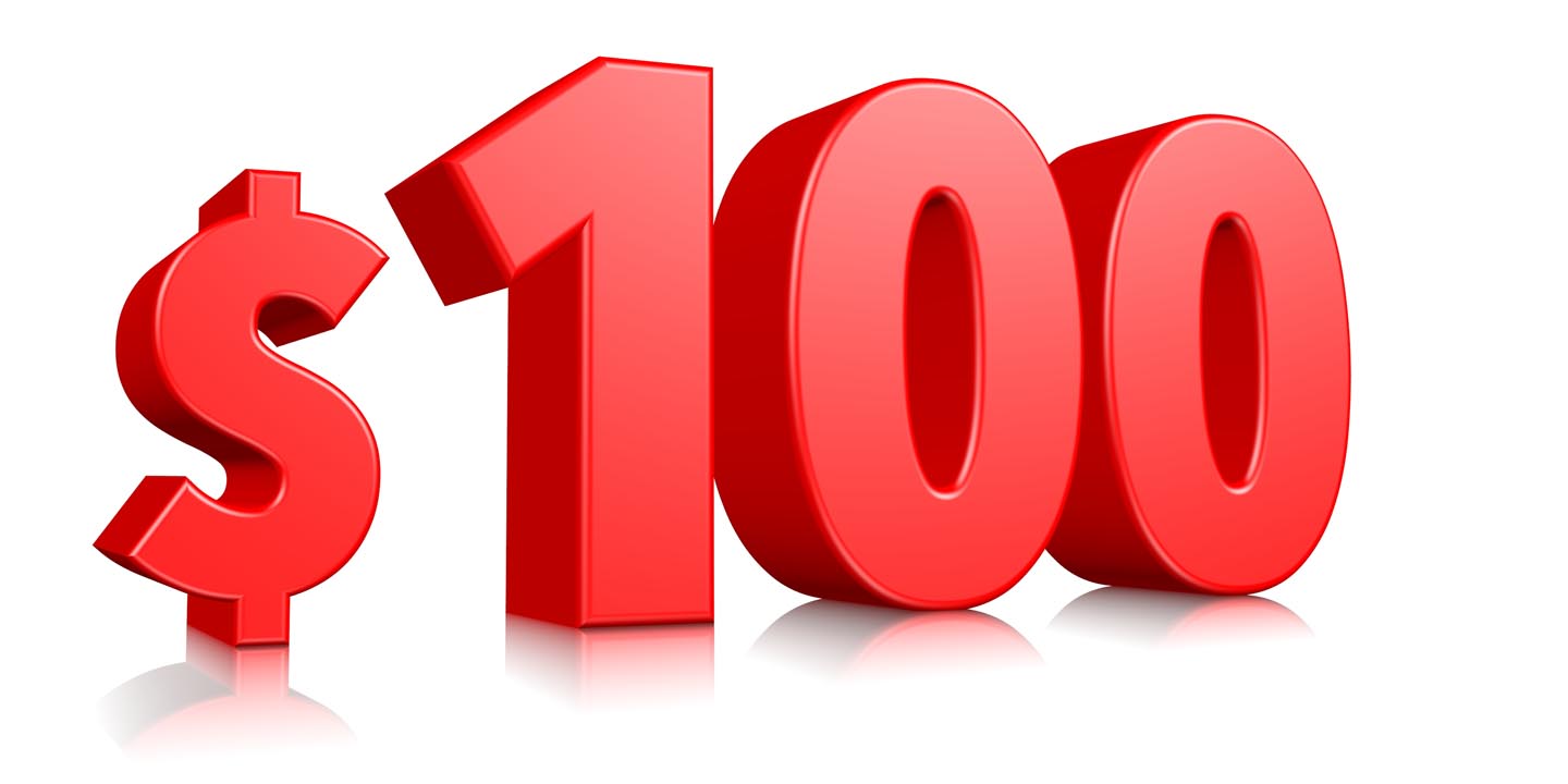 Big $100 image